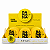 BOX PÓ BANANA STAR GLOW VIVAI 18 UNID. - Imagem 1