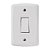 INTERRUPTOR 1 SEÇÃO SIMPLES = BRANCO LUX2 - TRAMONTINA - Imagem 1