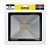 REFLETOR LED PRETO - 100W/6500K - ECONOMAX - Imagem 1