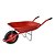 CARRINHO DE MÃO PNEU/CAMARA - 60Lt VERMELHO - SOFT - ESFERA - Imagem 1