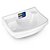 LAVATÓRIO PVC MÉDIO 5Lts - BRANCO 31 x 23,5cm 60561 - ROMA - Imagem 1