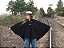 Poncho unissex ideal para o inverno em lã batida Pala Baeta - Imagem 4