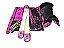 KIT 12x PEÇAS Montaria Sela FREIO DE OURO ROSA COM MANTA GEL - Imagem 1