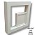Forma Dupla Face Cobogó ABS 4mm 40x40cm - Modelo L - Ref.522 - Imagem 2