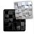 BLACK 47 - Forma ABS 2mm Gesso/Cimento - Diagonal Plus 41 X 41 - Imagem 1