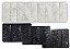 Forma ABS 2mm 9 Tijolinhos Rock Face Kit B Ref. 302 Tamanho 29.5x9.5cm - Imagem 1