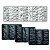 Forma ABS 2mm 9 Tijolinhos Rock Face Kit A Ref. 302 Tamanho 29.5 x 9.5 Cm - Imagem 1