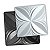 BLACK 425 - Forma ABS 2mm Gesso/Cimento - Pétalas glam 50 X 50 cm - Imagem 1