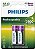 Pilhas Recarregavel Philips 2500mah Aa original Kit C/ 2 Un - Imagem 1