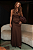 VESTIDO LONGO FRANZIDO ALÇA FINA - Imagem 1
