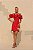 Vestido curto ombro a ombro babado - Imagem 1