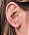 Ear Pin com 3 zirconias redondas - Imagem 1