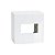 Caixa De Sobrepor 01 Posto C/ Suporte Sleek Branco - Margirius - Imagem 1