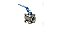 Válvula Esfera Tripartida Passagem Restrita Wcb 300 Esfera Inox 2.1/2'' Npt - Imagem 1