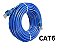 CABO DE INTERNET CAT6 RJ45 ETHERNET LAN GIGA 10/1000 15 METROS - Imagem 1