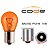 CAIXA C/ 10 LAMPADA HALOGENA TECHONE 12V BAU15S LARANJA 1 POLO PY21W - Imagem 2