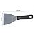 ESPATULA RETA 10CM CHAPEIRA HAMBUGUERIA PADARIA ACO INOX - Imagem 2