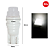 LAMPADA T10 3 LED W5W BRANCO 24V BASE DE CERAMICA - Imagem 2