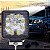 FAROL AUXILIAR LED MILHA 27W QUADRADO 11CM 12/24V 6000K - Imagem 4
