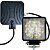 MINI FAROL AUXILIAR LED MILHA 27W QUADRADO 8,5CM 12/24V 6000K - Imagem 3