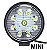MINI FAROL AUXILIAR LED MILHA 27W REDONDO 8,5CM 12/24V 6000K - Imagem 1
