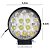 MINI FAROL AUXILIAR LED MILHA 42W REDONDO 8,5CM 12/24V 6000K - Imagem 2