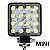 MINI FAROL AUXILIAR LED MILHA 48W QUADRADO 8,5CM 12/24V 6000K - Imagem 1