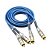 CABO RCA PRIME 5MM PLUG METAL AZUL 1M SVART TECHONE - Imagem 1
