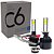 PAR LAMPADAS SUPERLED C6 BLACK MODELO H1 12V / 24V 8000K - Imagem 1