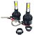PAR LAMPADAS SUPERLED C6 BLACK MODELO H3 12V / 24V 8000K - Imagem 2