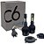 PAR LAMPADAS SUPERLED C6 BLACK MODELO H4 12V / 24V 8000K - Imagem 1
