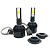 PAR LAMPADAS SUPERLED C6 BLACK MODELO H7 12V / 24V 8000K - Imagem 2