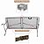 MESA DOBRAVEL VIRA MALETA CAMPING PRAIA 180CM x 75CM BRANCA - Imagem 5