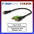 CABO RCA EMBORRACHADO PRETO Y 2M 1F 2,5MM THORK - Imagem 3
