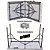 MESA DOBRAVEL VIRA MALETA C/ ALCA CAMPING PRAIA JARDIM 120CM - Imagem 3