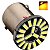 LAMPADA 19 LED CAMBUS BA15S 1 POLO 1156 1141 LARANJA P21W 12V - Imagem 1