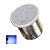 LAMPADA COB LED BA15S 1 POLO P21W 1156 1141 AZUL ESCURO 12V - Imagem 1