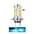LAMPADA H7 33 LED CREE AZUL CRISTAL 12V - Imagem 1
