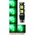 LAMPADA T10 CAMBUS FLASH STROBO 9 LED W5W VERDE 12V - Imagem 1