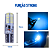 LAMPADA T10 STROBO 24 LED SILICONADA W5W AZUL CRISTAL 12V - Imagem 2