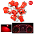 LAMPADA T5 B8.5 D 1 LED VERMELHO 24V - Imagem 2
