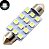 LAMPADA TORPEDO 12 LED C5W 39 MM BRANCO 12V - Imagem 1