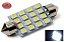 LAMPADA TORPEDO 16 LED C5W 39 MM BRANCO 24V - Imagem 1