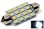 LAMPADA TORPEDO 16 LED C5W 41 MM BRANCO 12V - Imagem 1