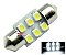 LAMPADA TORPEDO 6 LED C5W 36 MM BRANCO 12V - Imagem 1