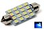 LAMPADA TORPEDO 16 LED C5W 41 MM AZUL 12V - Imagem 1