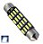 LAMPADA TORPEDO CAMBUS 16 LED C5W 41 MM BRANCO 12V - Imagem 1