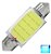 LAMPADA TORPEDO COB LED CHIP C5W 36 MM AZUL CRISTAL 12V - Imagem 1