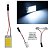 PLACA SUPER LED COB 16 CHIPS T10 TORPEDO M4 - Imagem 2