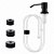 DISPENSER EMBUTIR COM MANGUEIRA FLEXIVEL GALAO DOSADOR PRETO - Imagem 1